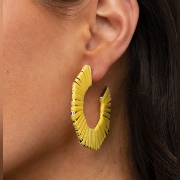 jewelry Jewelry - NWT Yellow Tropical Earrings